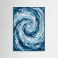 Teal Wood Ocean Current