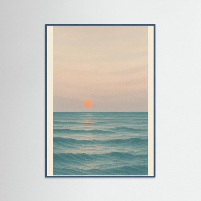 Teal Wood Ocean Embrace