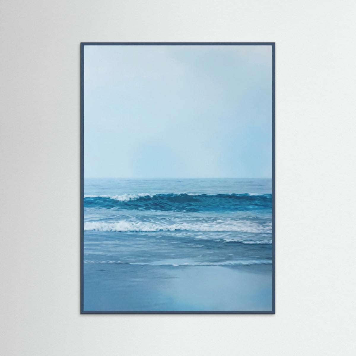 Teal Wood Ocean Serenity Blue