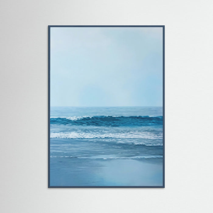 Teal Wood Ocean Serenity Blue