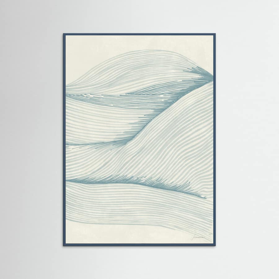 Ocean in lines 02 Poster – Poster und Kunstdruck