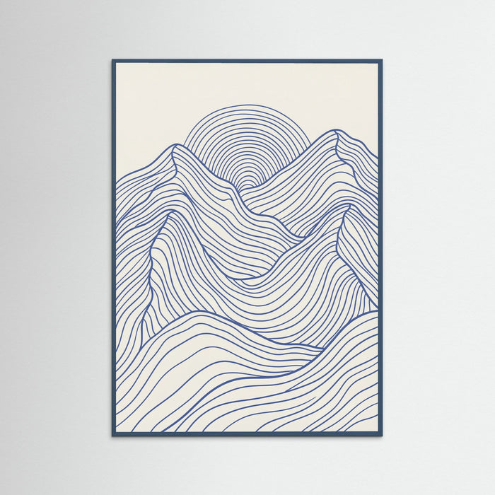 Teal Wood Oceanic Rhythm