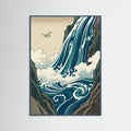 Teal Wood Oceans Crest