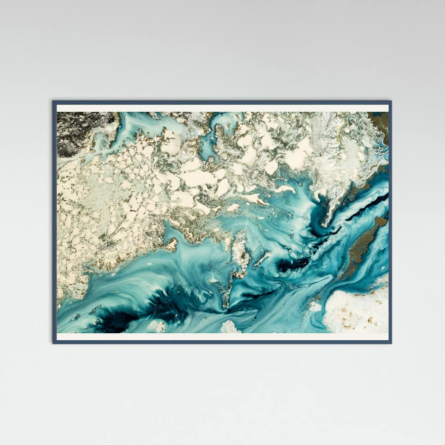 Ocean’s Embrace - Enigma Poster – poster and art print
