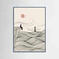 Teal Wood Oceans Embrace