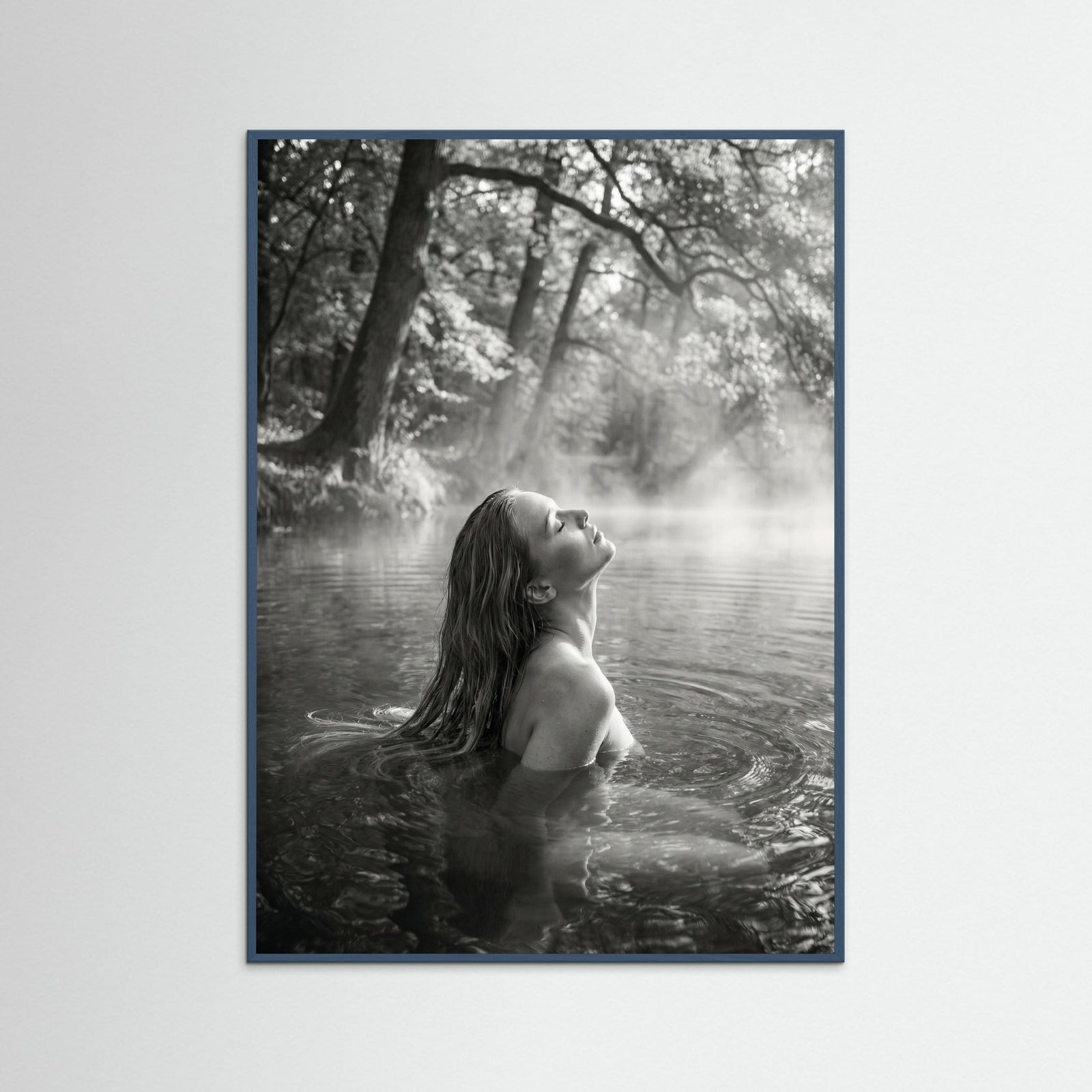 Teal Wood Oceans Embrace