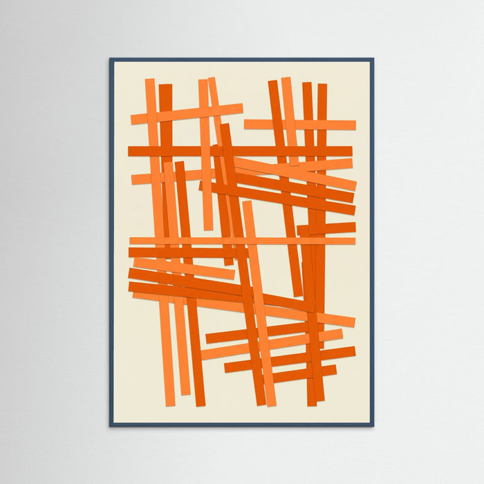 Teal Wood Orange Radiance