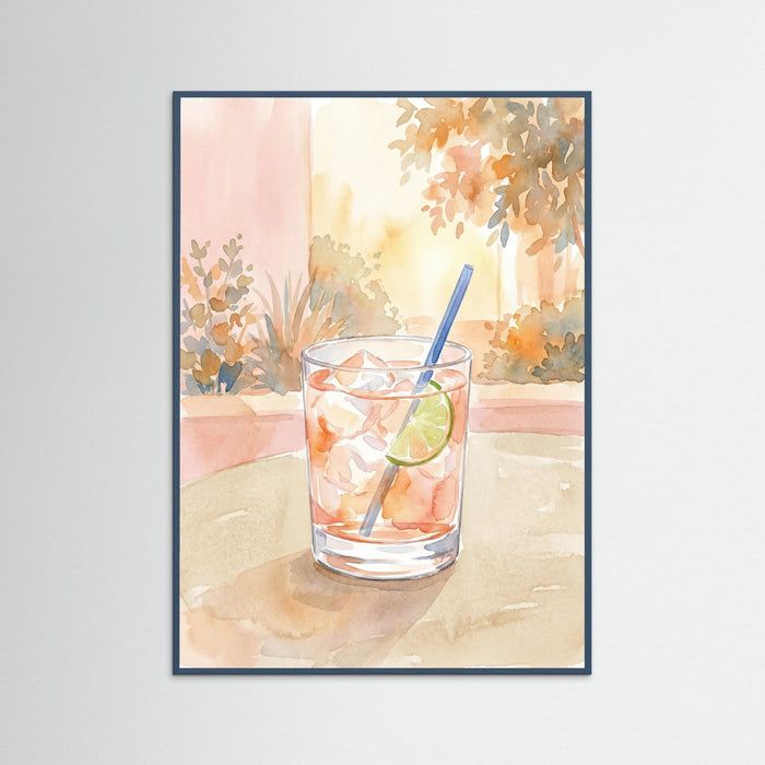 Teal Wood Orange Spritz Delight