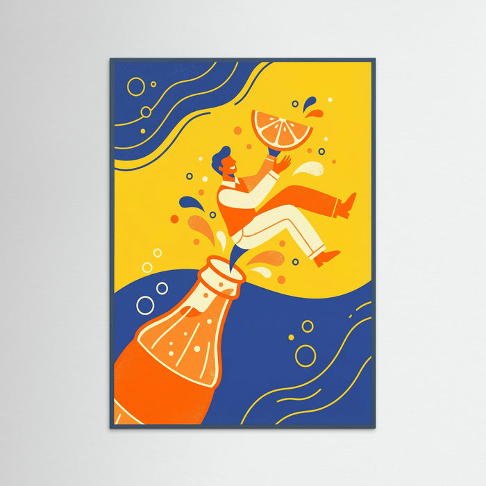 Teal Wood Orangina Dive