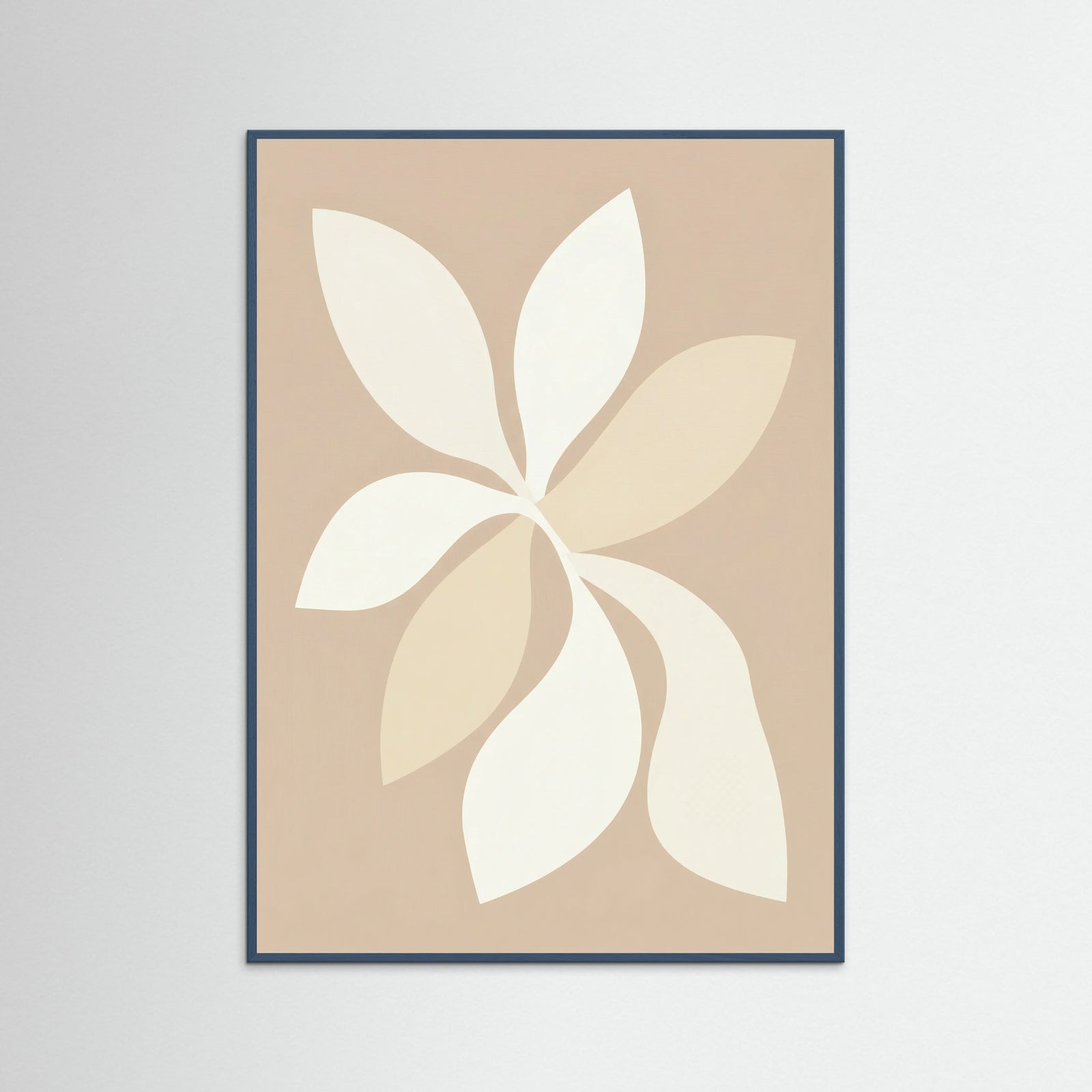 Teal Wood Organic Abstraction