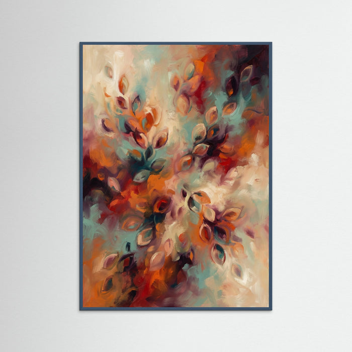 Teal Wood Organic Bloom