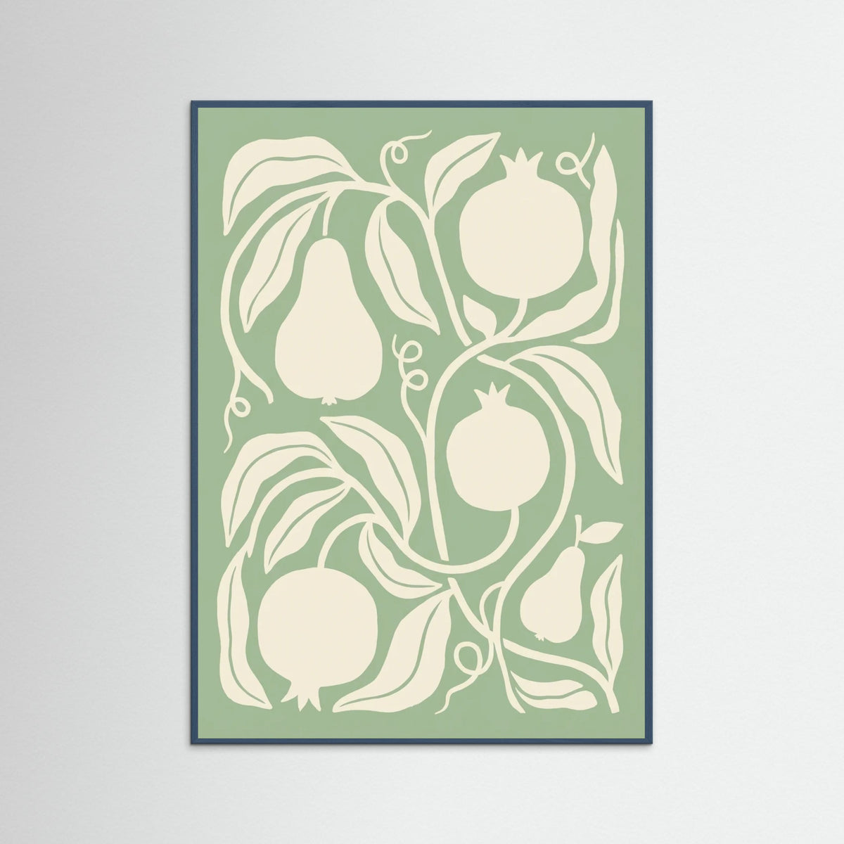 Teal Wood Organic Bloom