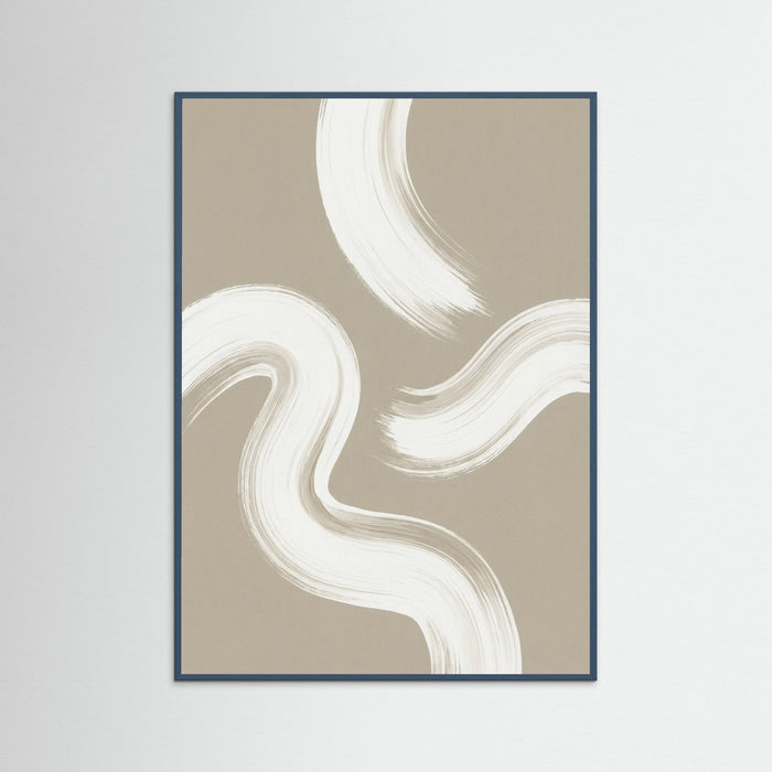 Teal Wood Organic Flow Beige