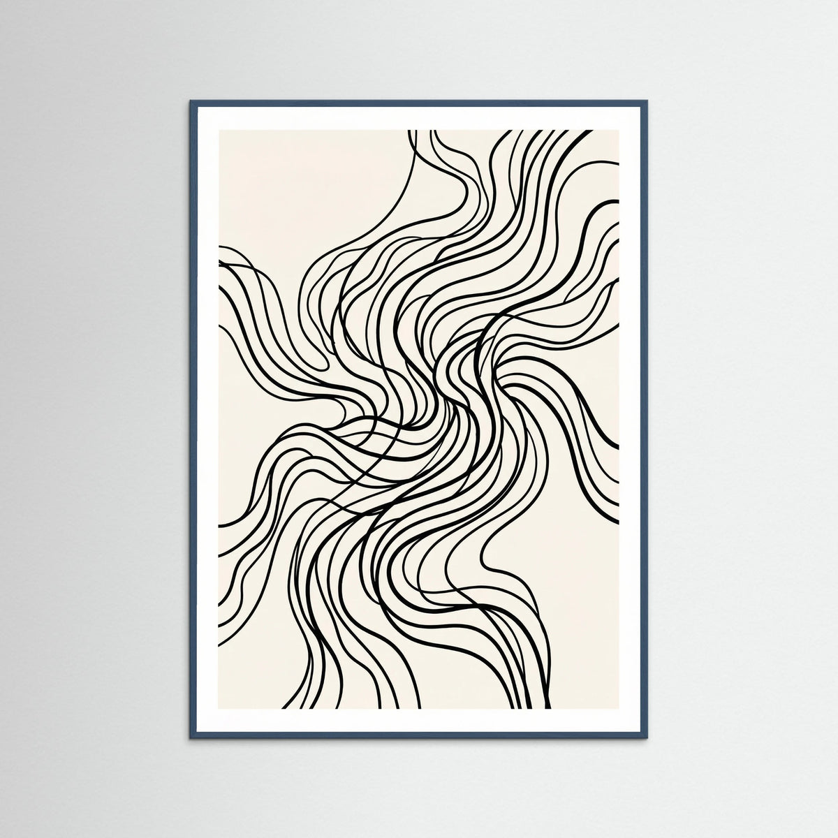 Teal Wood Organic Flow