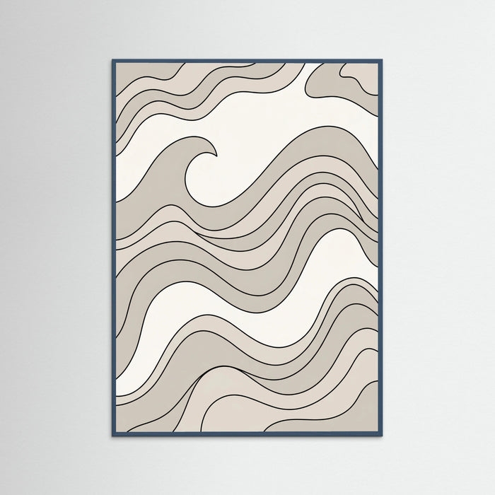 Teal Wood Organic Line Serenity
