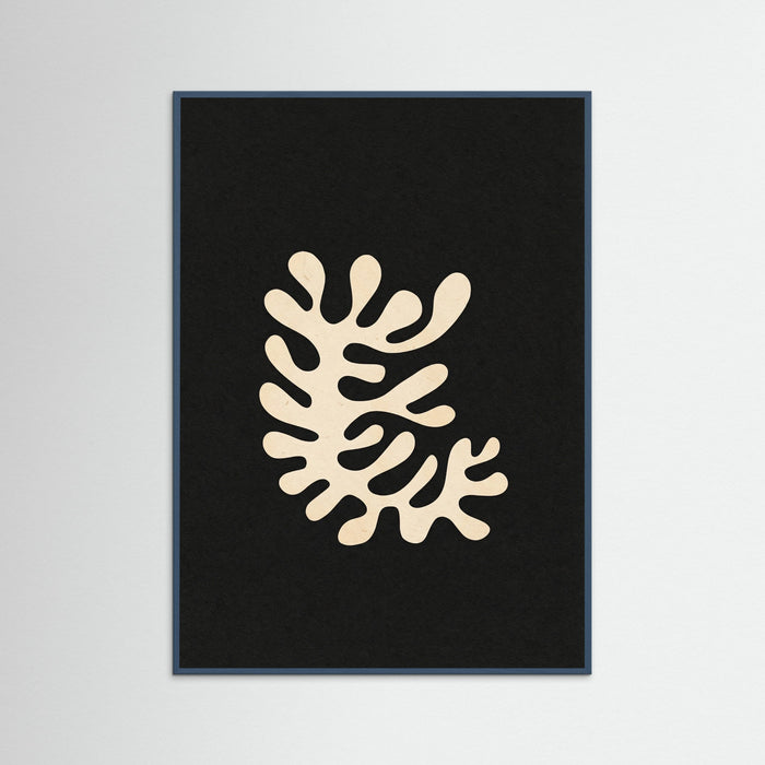 Teal Wood Organic Silhouette