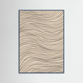 Teal Wood Organic Swirl