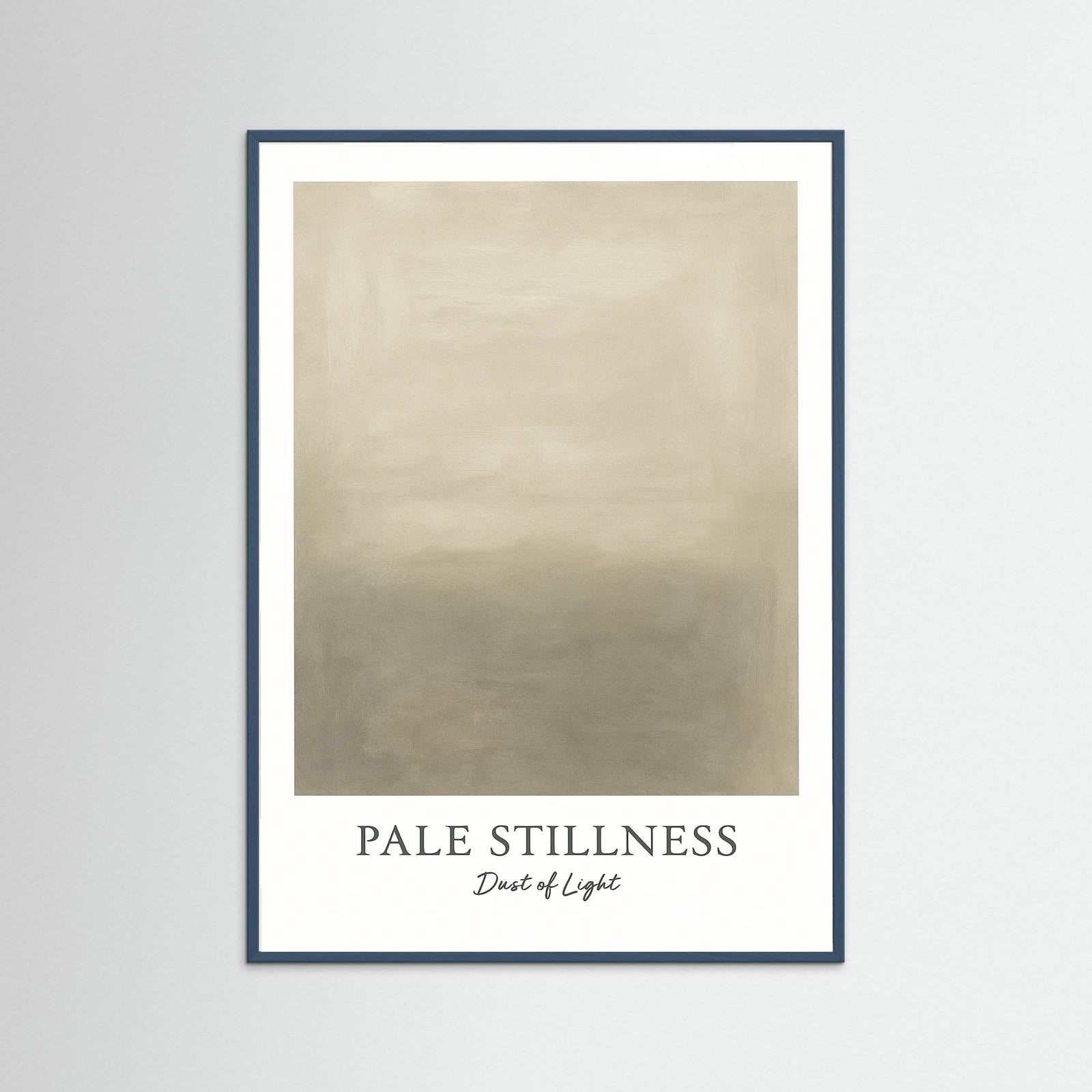 Teal Wood Pale stillness