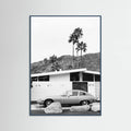 Teal Wood Palm Springs Ride II Poster