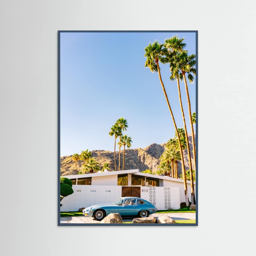 Teal Wood Palm Springs Ride VII Poster