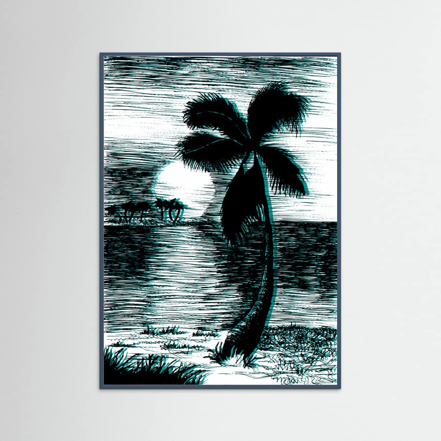 Palm5 Poster – poster and art print