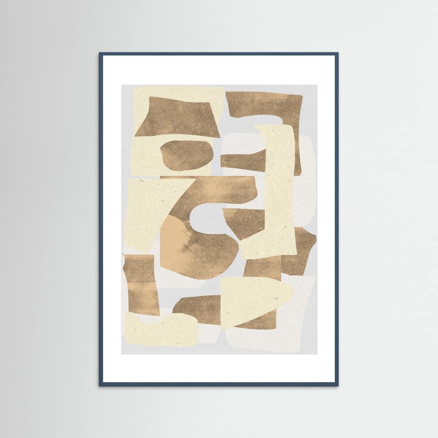 Paper Collage No.4 Poster – plakat og kunsttryk
