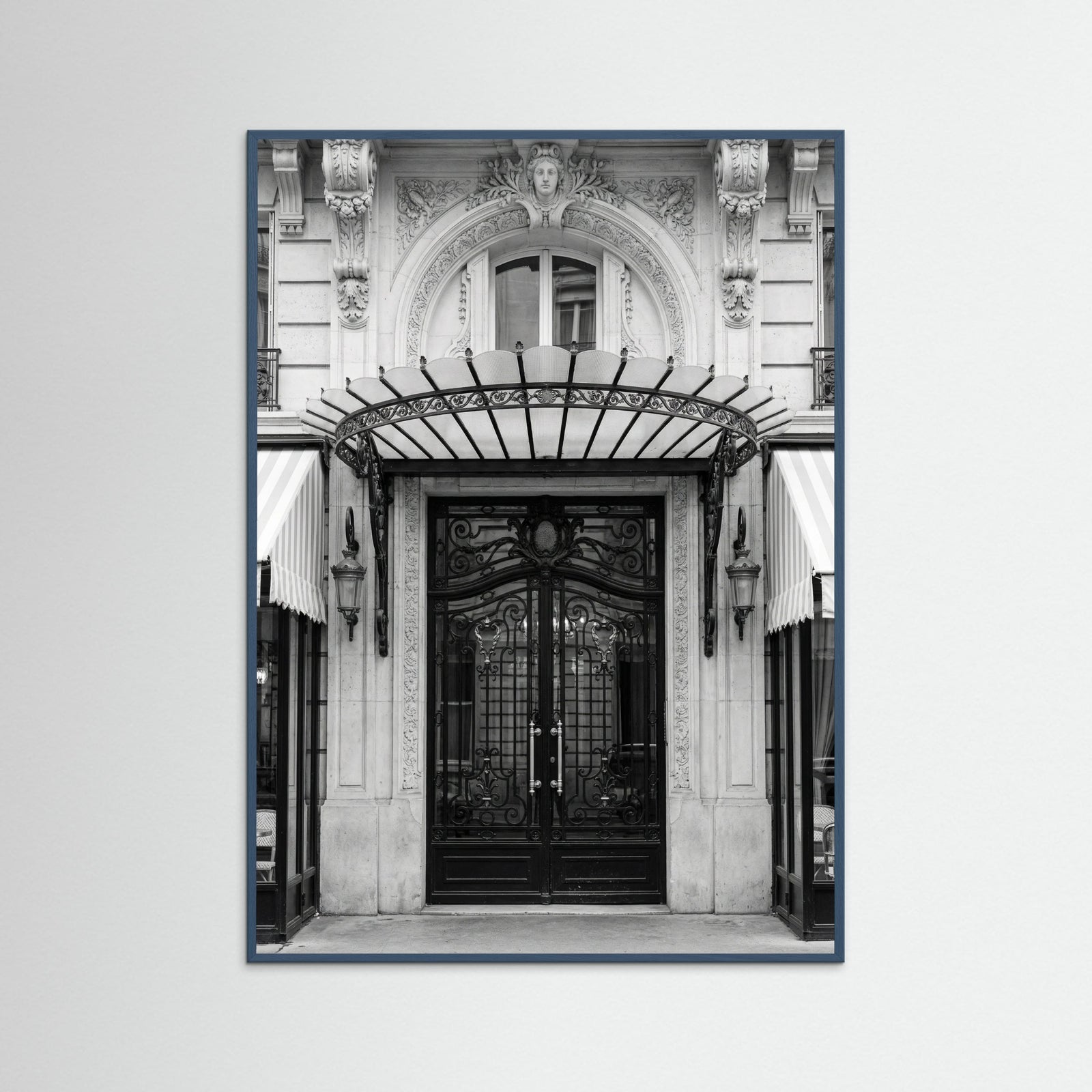 Teal Wood Parisian Elegance