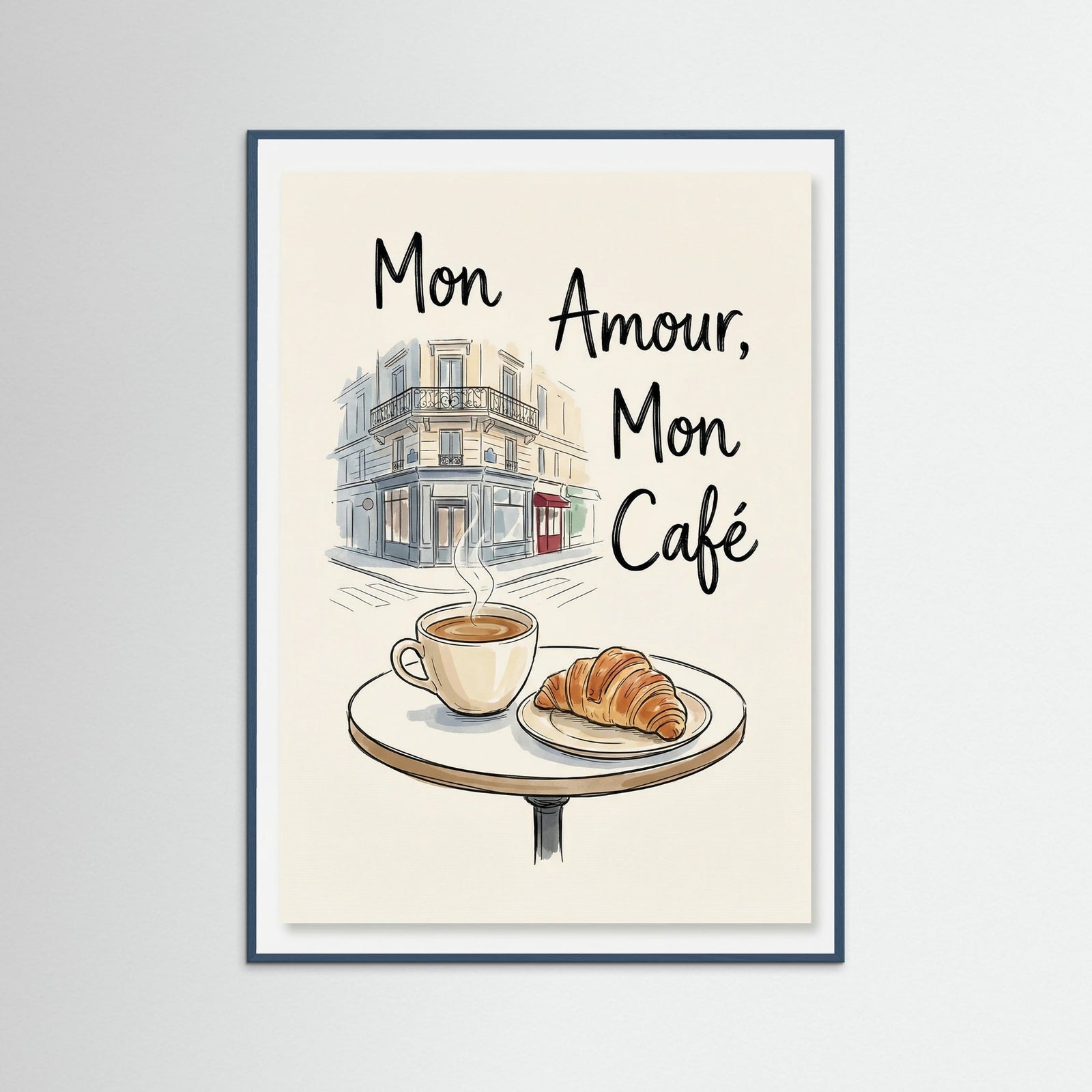 Teal Wood Parisian Wine Dream