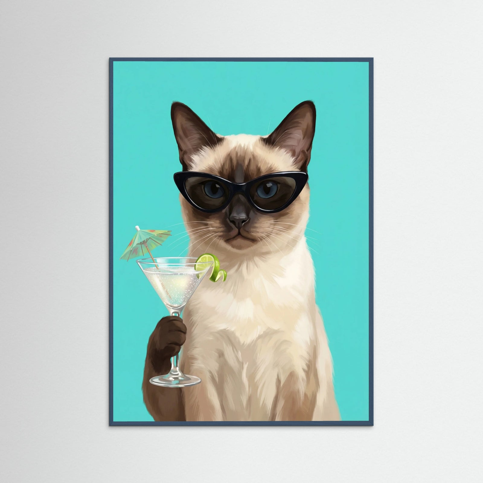 Teal Wood Party Pooch