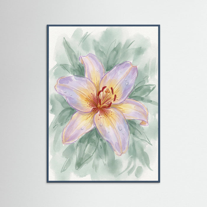 Teal Wood Pastel Bloom Trio