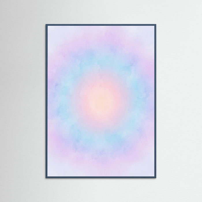 Teal Wood Pastel Gradient Dream