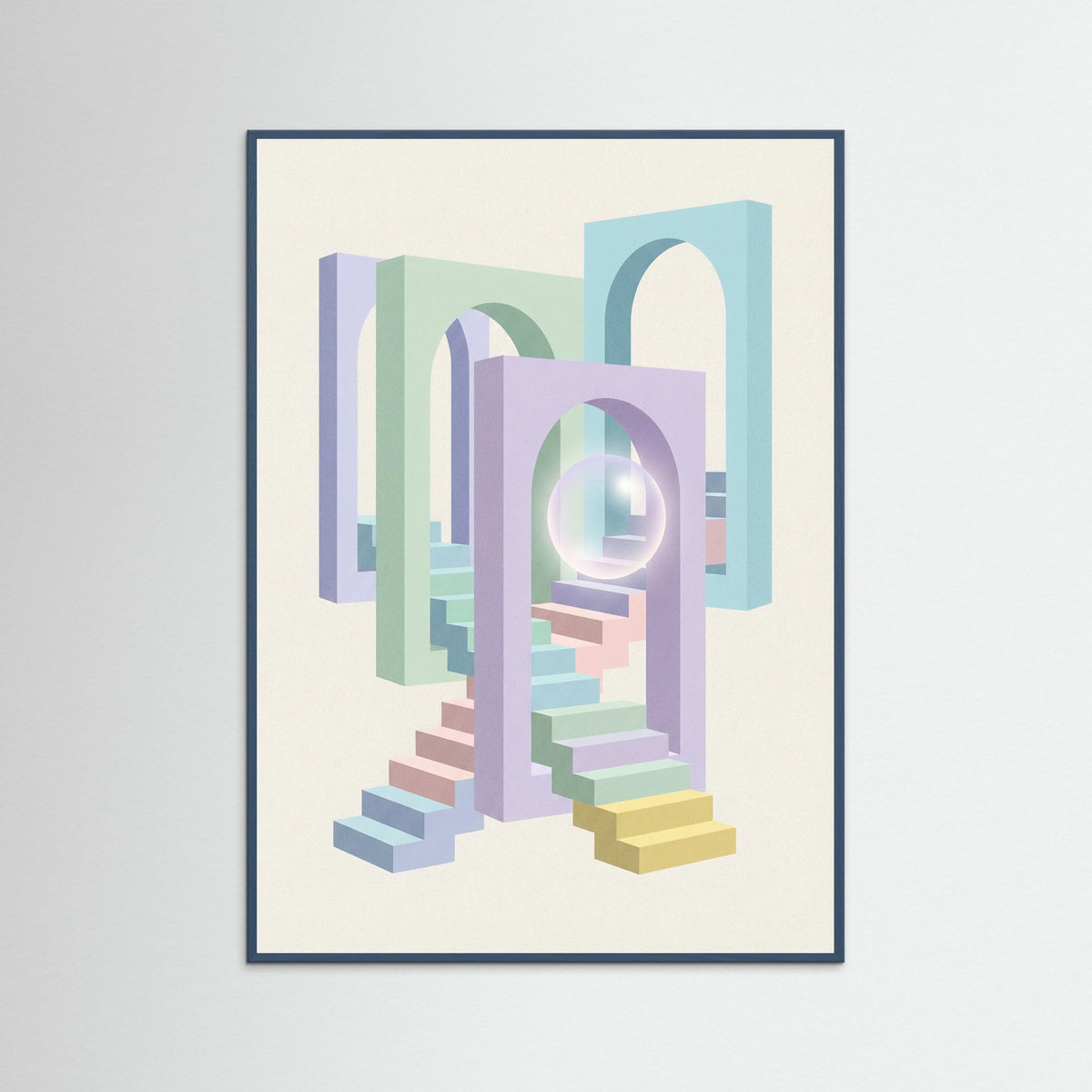 Teal Wood Pastel Perspectives