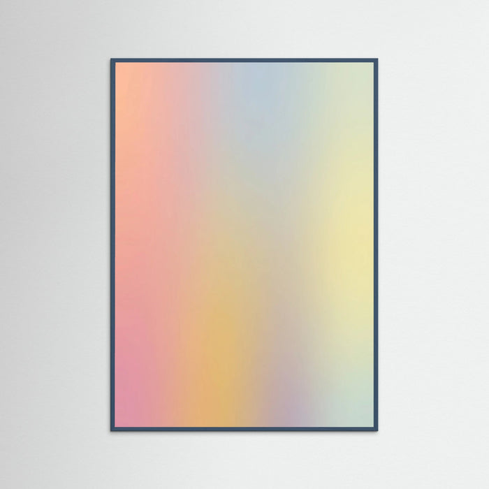 Teal Wood Pastel Sky Gradation