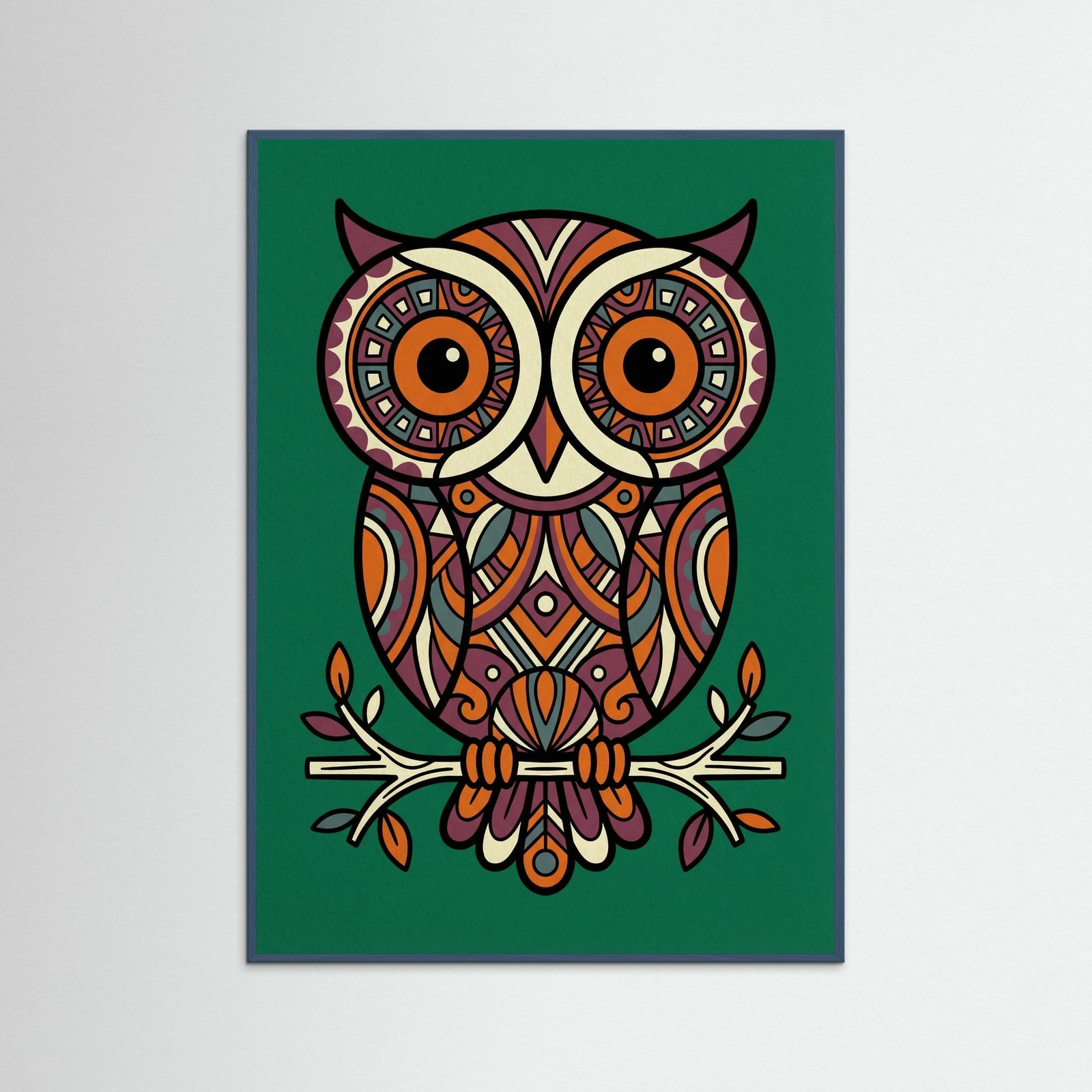 Teal Wood Patterned Tortoise