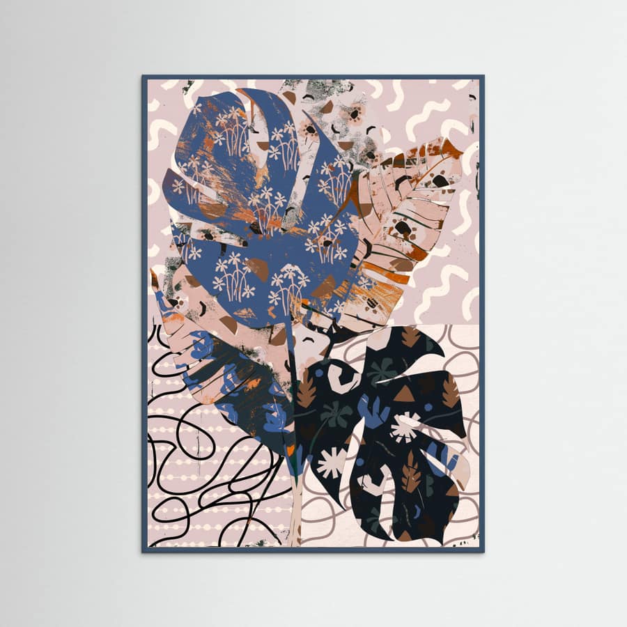 Teal Wood Patternplayno10 Poster
