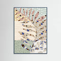 Teal Wood Patternplayno.19 Poster