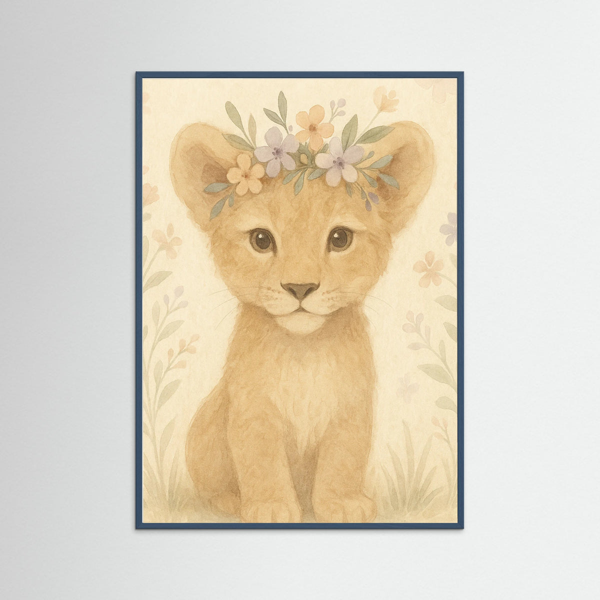 Teal Wood Peaceful Cub