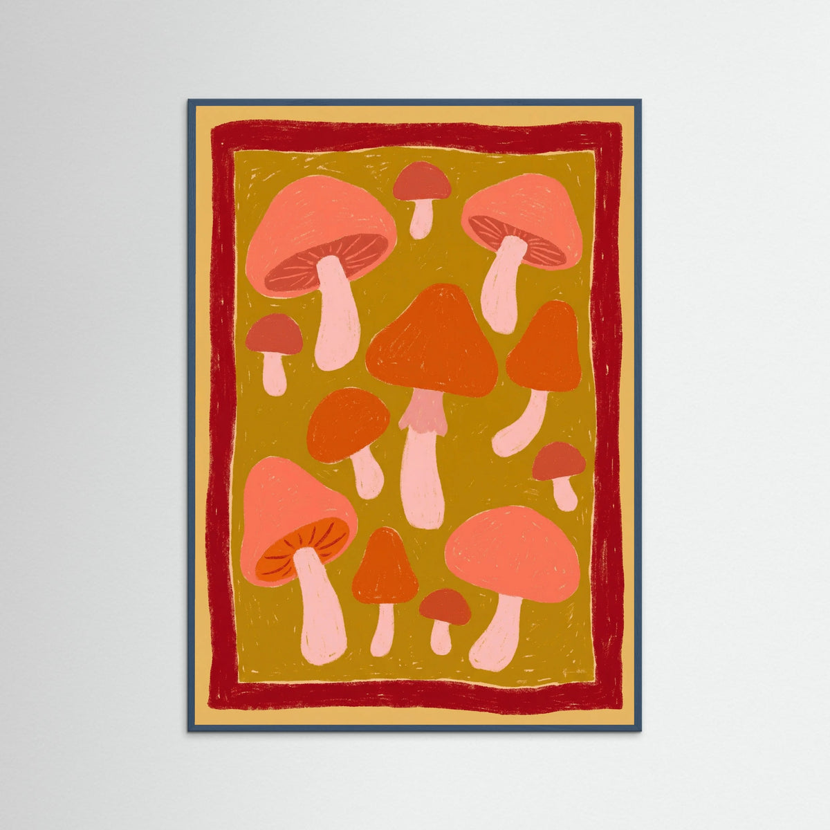 Teal Wood Petal Bloom