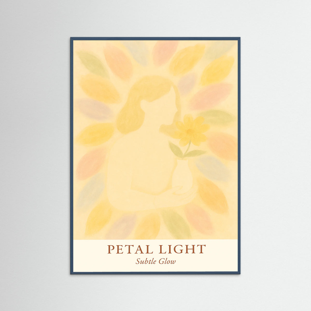 Teal Wood Petal light