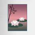 Teal Wood Pink Cloud Flight