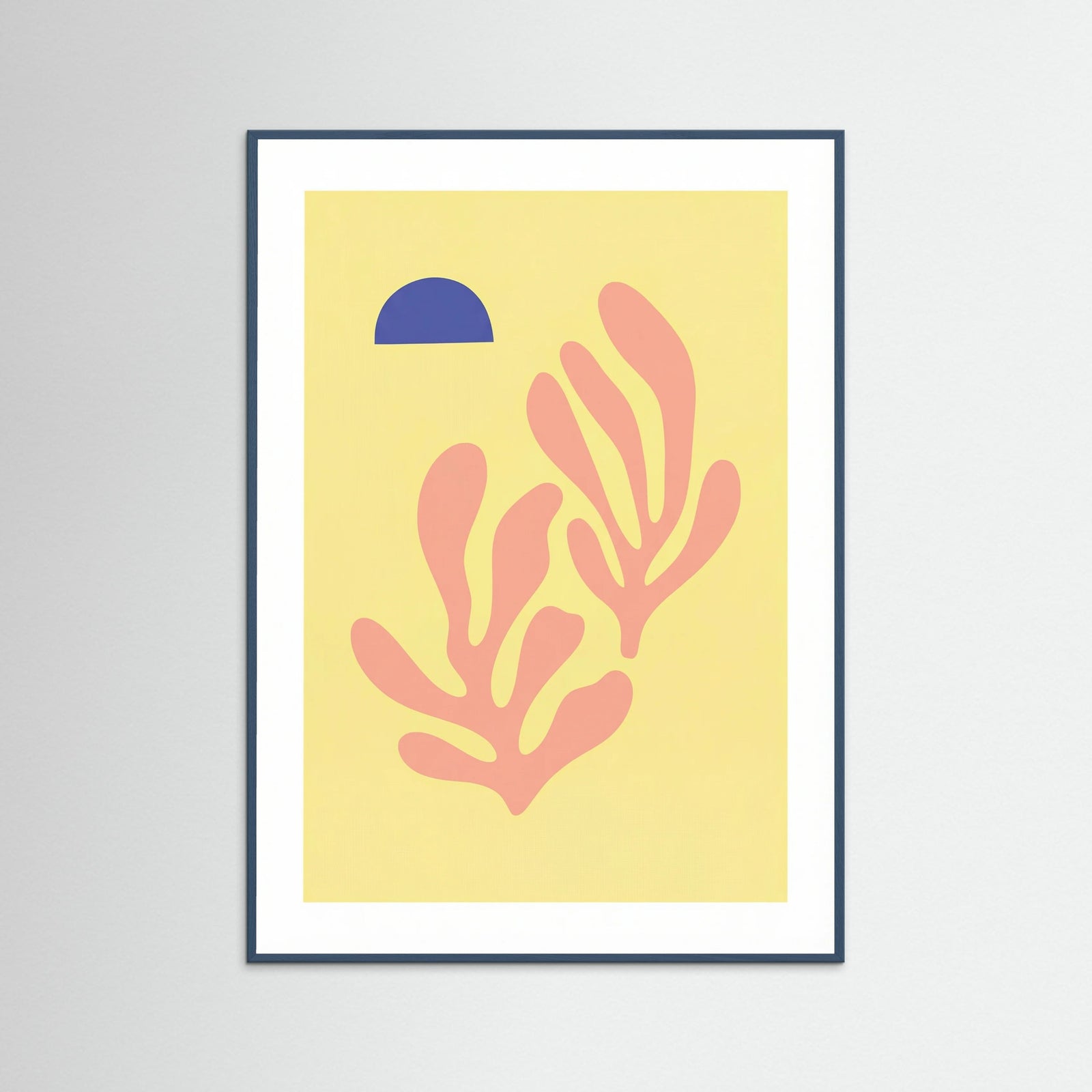 Teal Wood Pink Coral Bloom