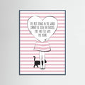 Pink Heart Poster – Poster und Kunstdruck