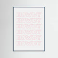 Pink Howdy Poster – plakat og kunsttryk