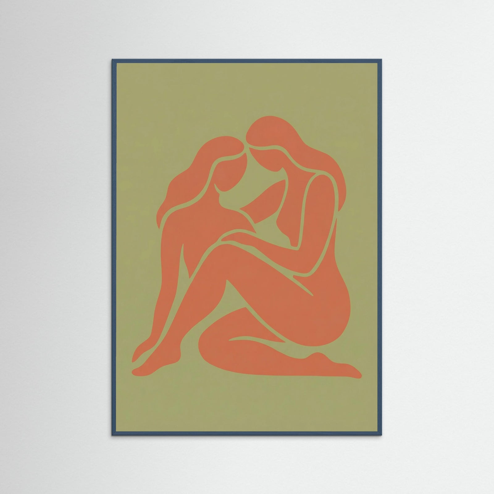 Teal Wood Pink Serenity