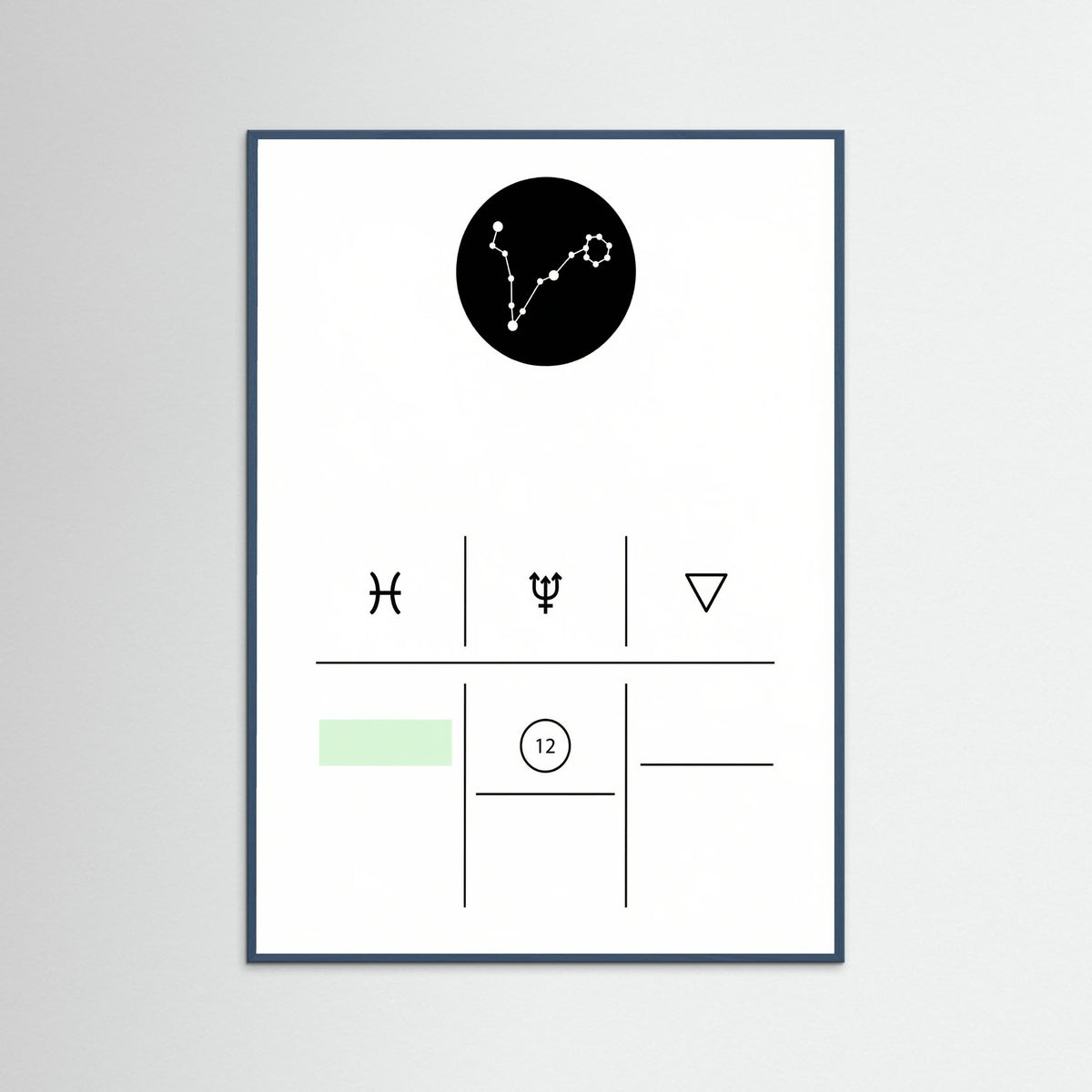 Teal Wood Pisces Zodiac Guide