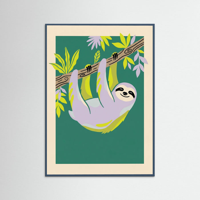Teal Wood Playful Primate