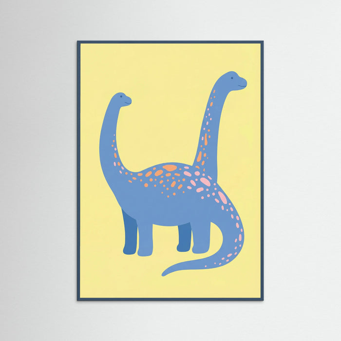 Teal Wood Playful Stegosaurus