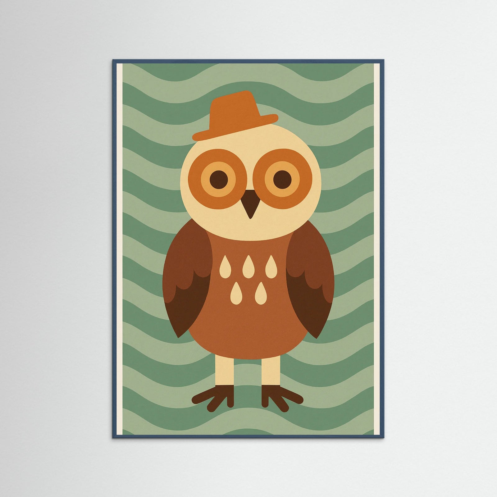 Teal Wood Playful Stripes