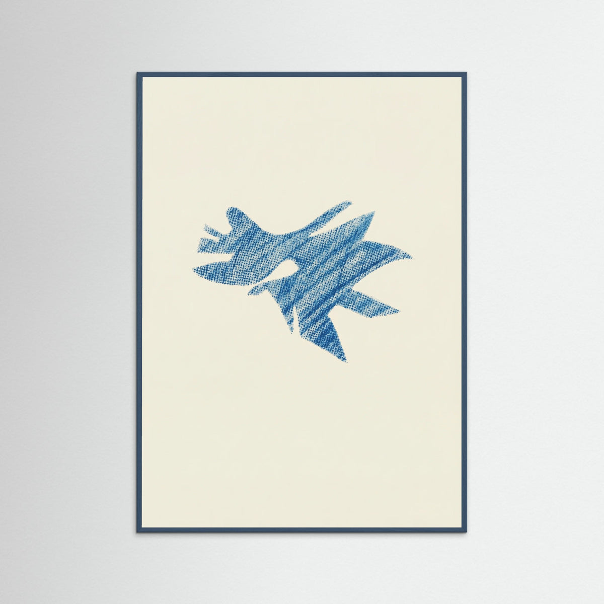 Teal Wood Poetic Maritime Abstract
