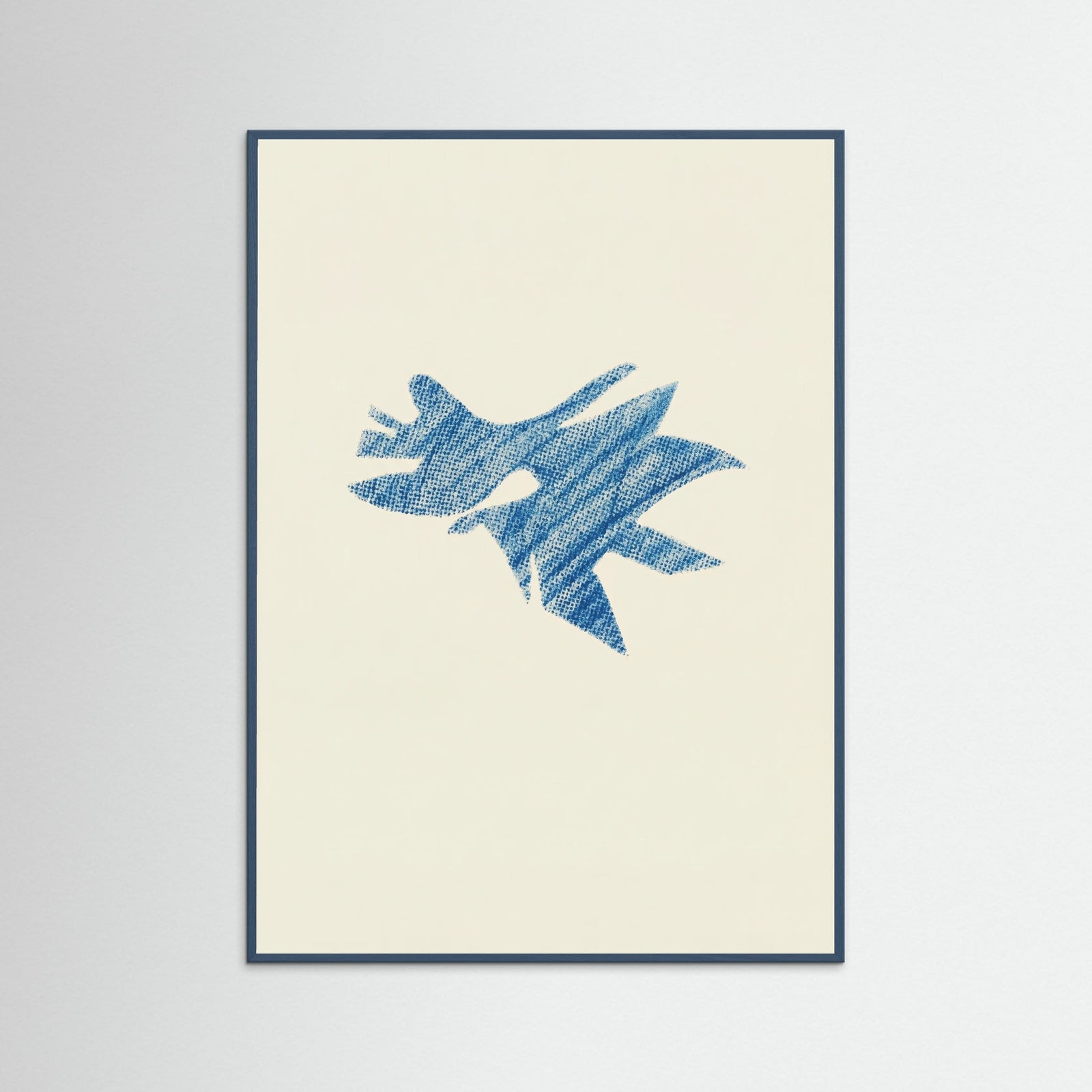 Teal Wood Poetic Maritime Abstract